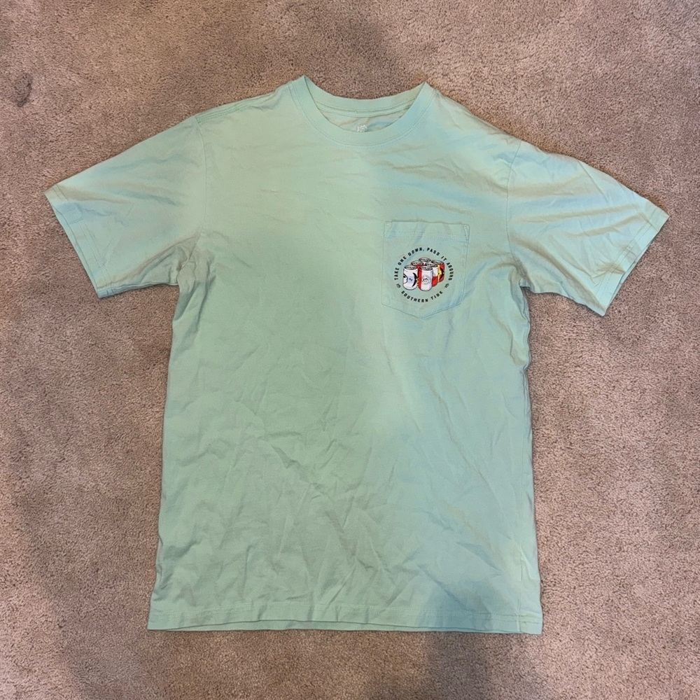 Southern Tide Light Green Short Sleeve Tee